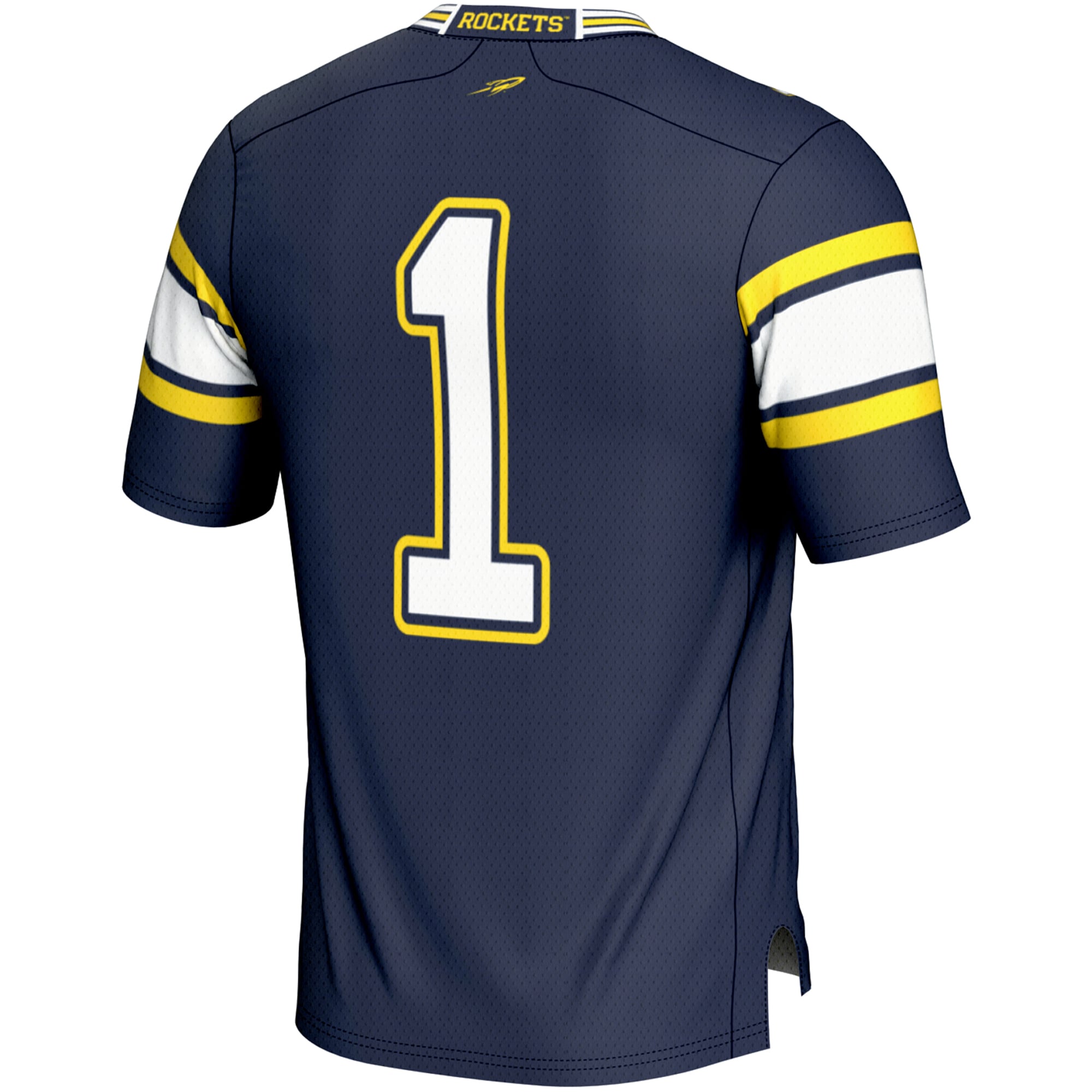 Toledo Rockets Endzone Game Jersey No.1 Navy NCAA College Football Fan Wear