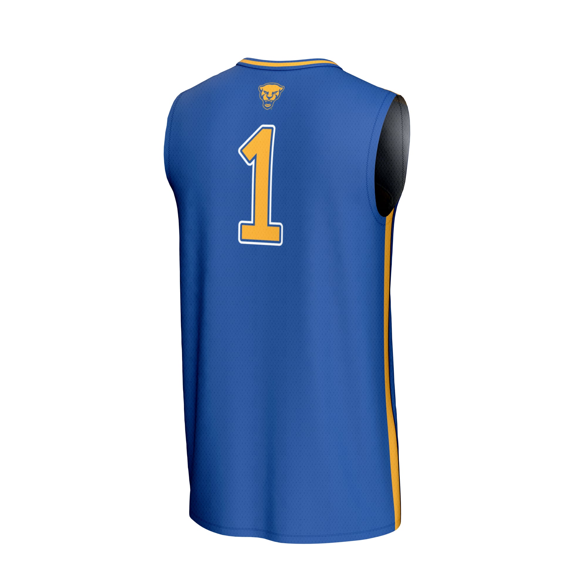 Collegiate Basketball Fashion Pitt Panthers Game Jersey Royal NCAA College Basketball Fan Wear