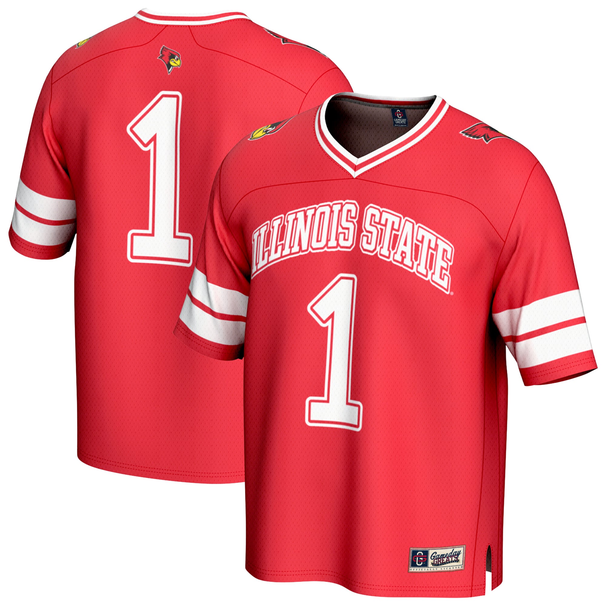 Illinois State Redbirds Jersey No.1 Red NCAA College Football Fan Wear