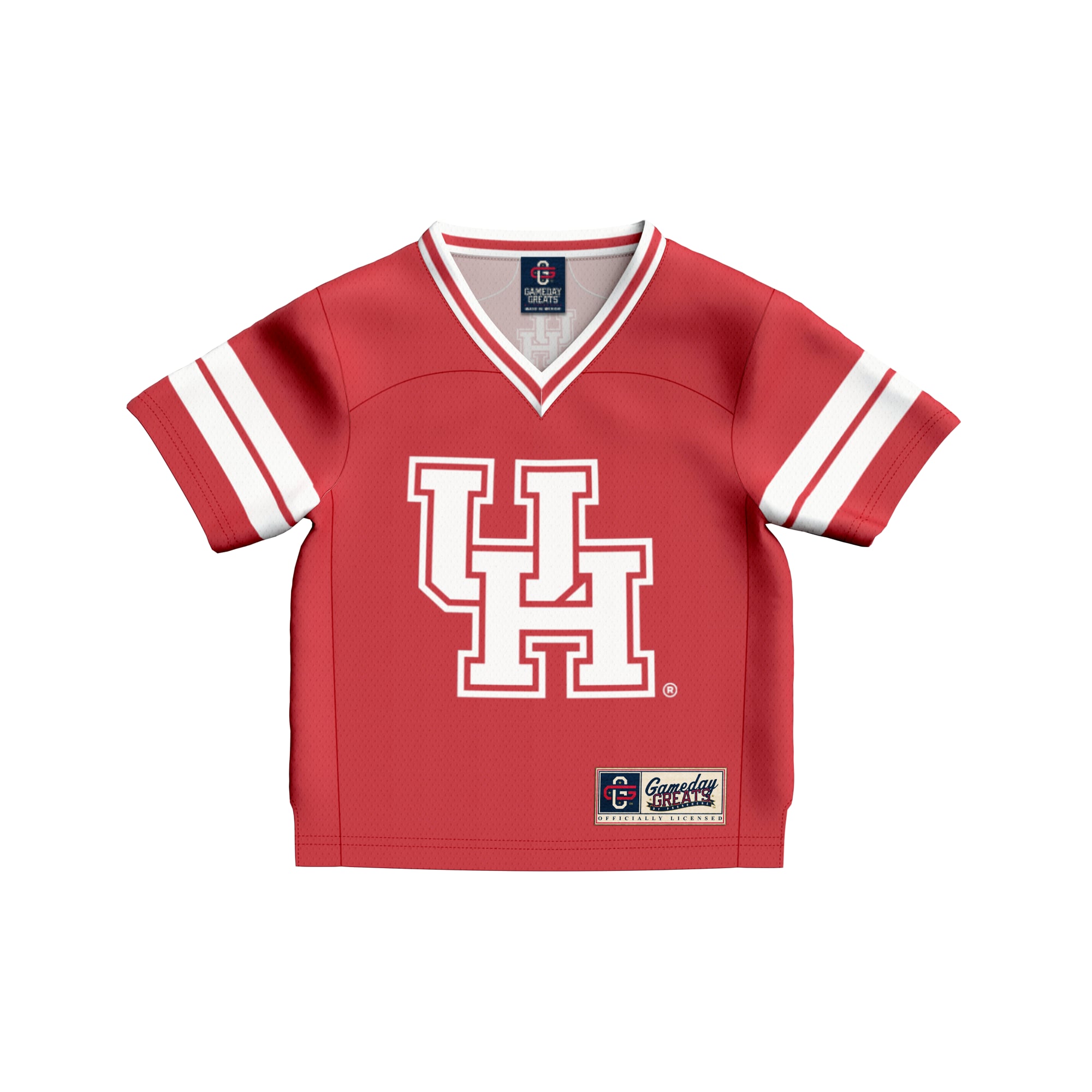 Collegiate Fashion Houston Cougars Game Jersey No.1 Red NCAA College Football Fan Wear