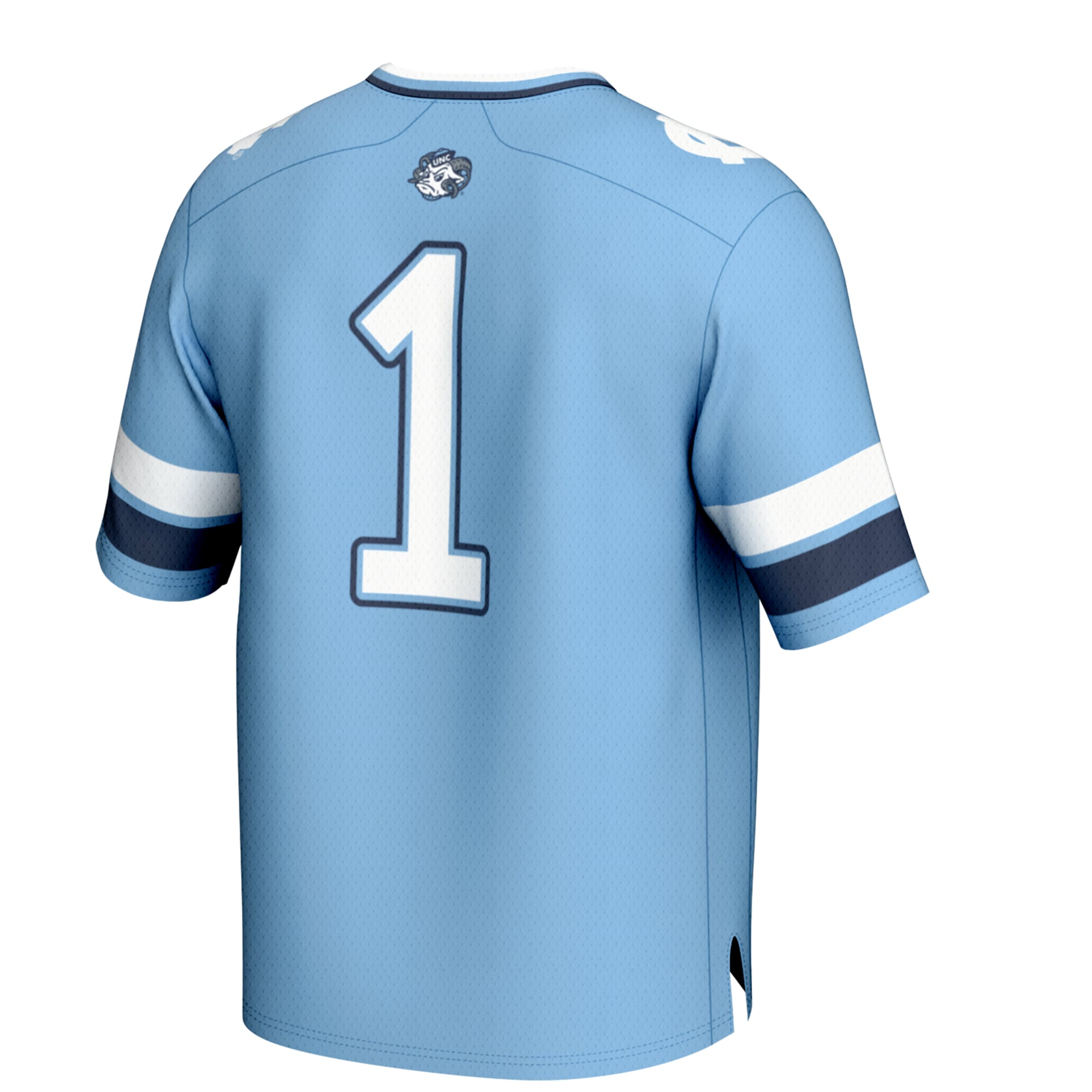 Collegiate Fashion North Carolina Tar Heels Game Jersey Blue NCAA College Football Fan Wear Collegiate Fashion