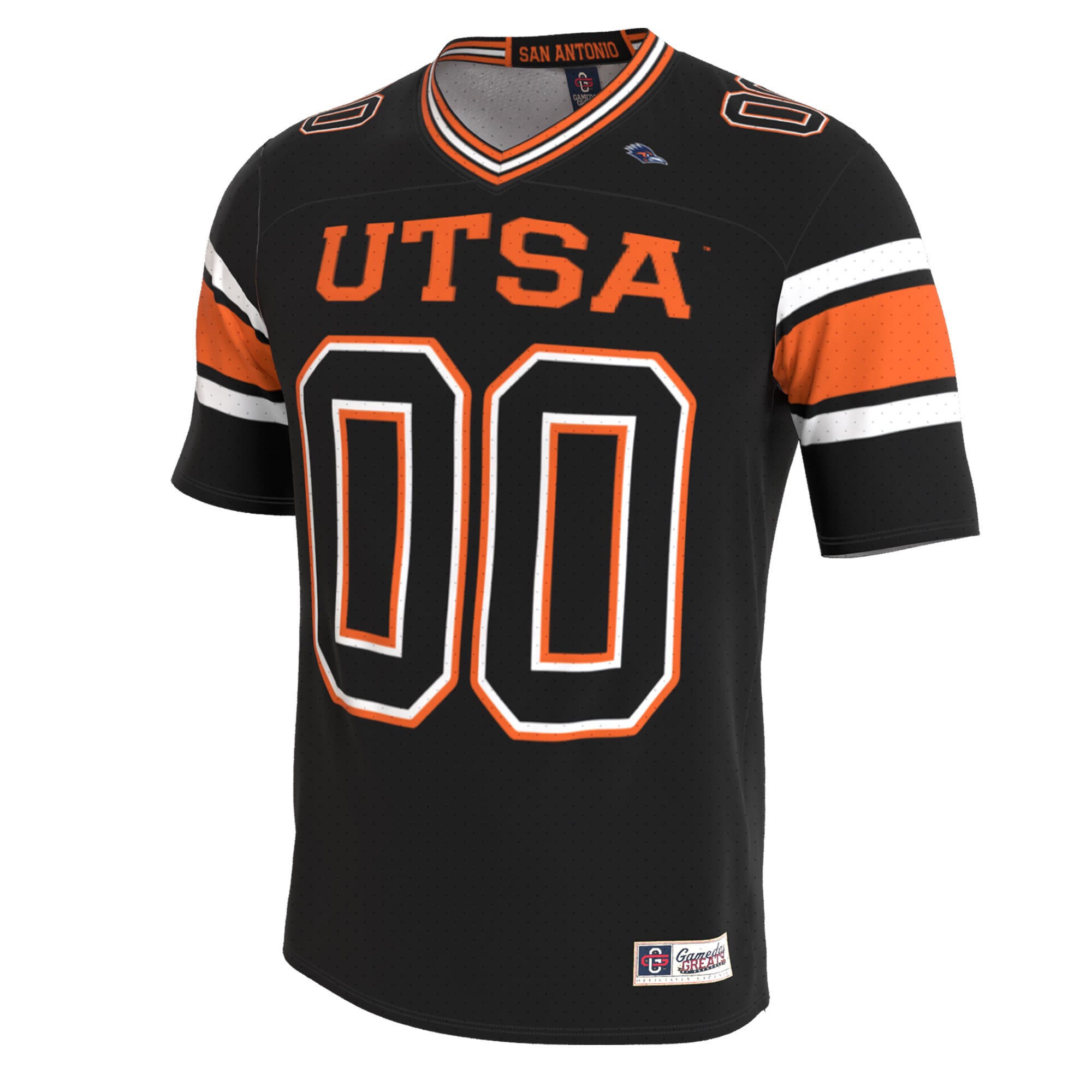Collegiate Blackout Fashion UTSA Roadrunners Game Jersey NCAA College Football Fan Wear Collegiate Blackout Fashion