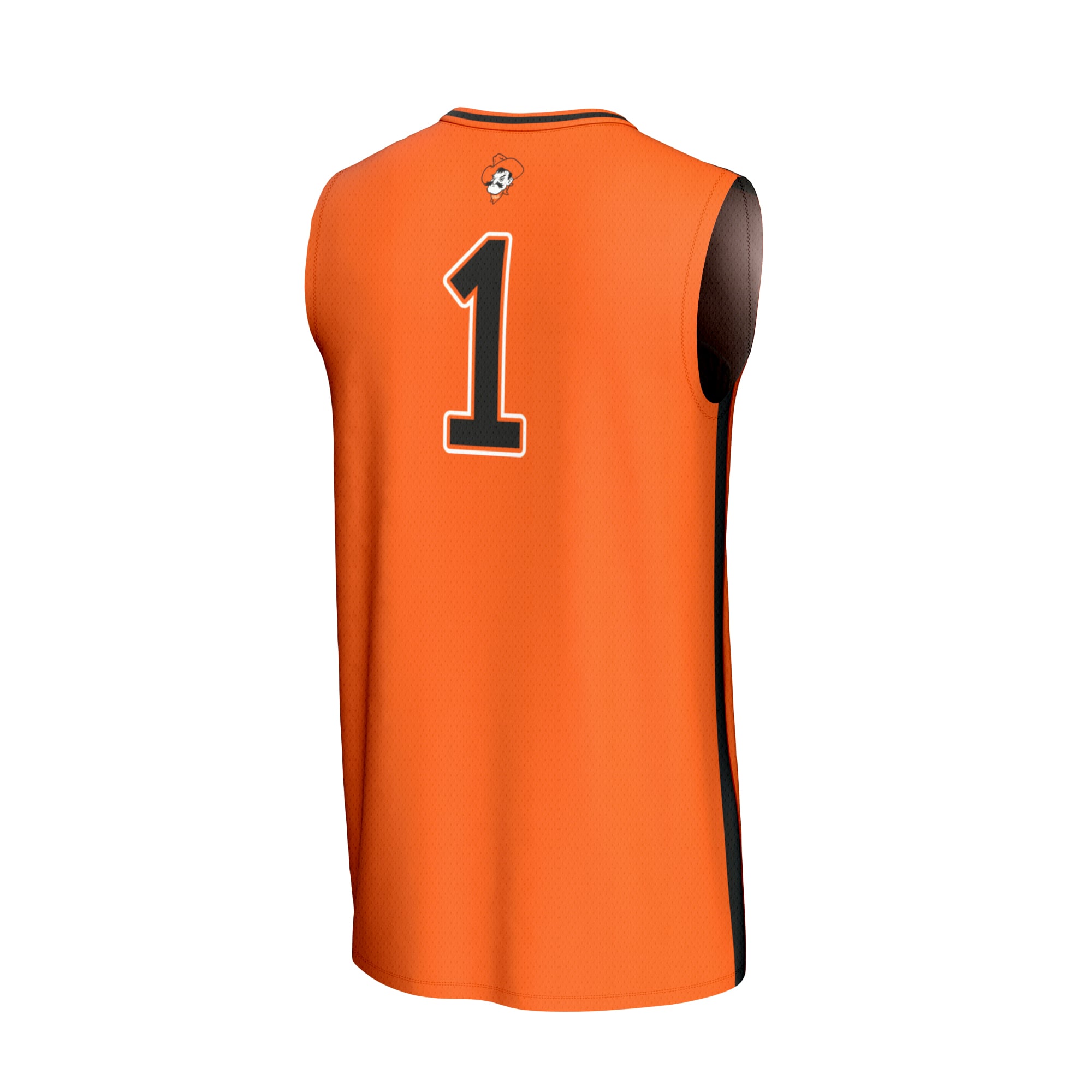 Collegiate Basketball Fashion Oklahoma State Cowboys Game Jersey No.1 Orange NCAA College Basketball Fan Wear Collegiate Basketball Fashion