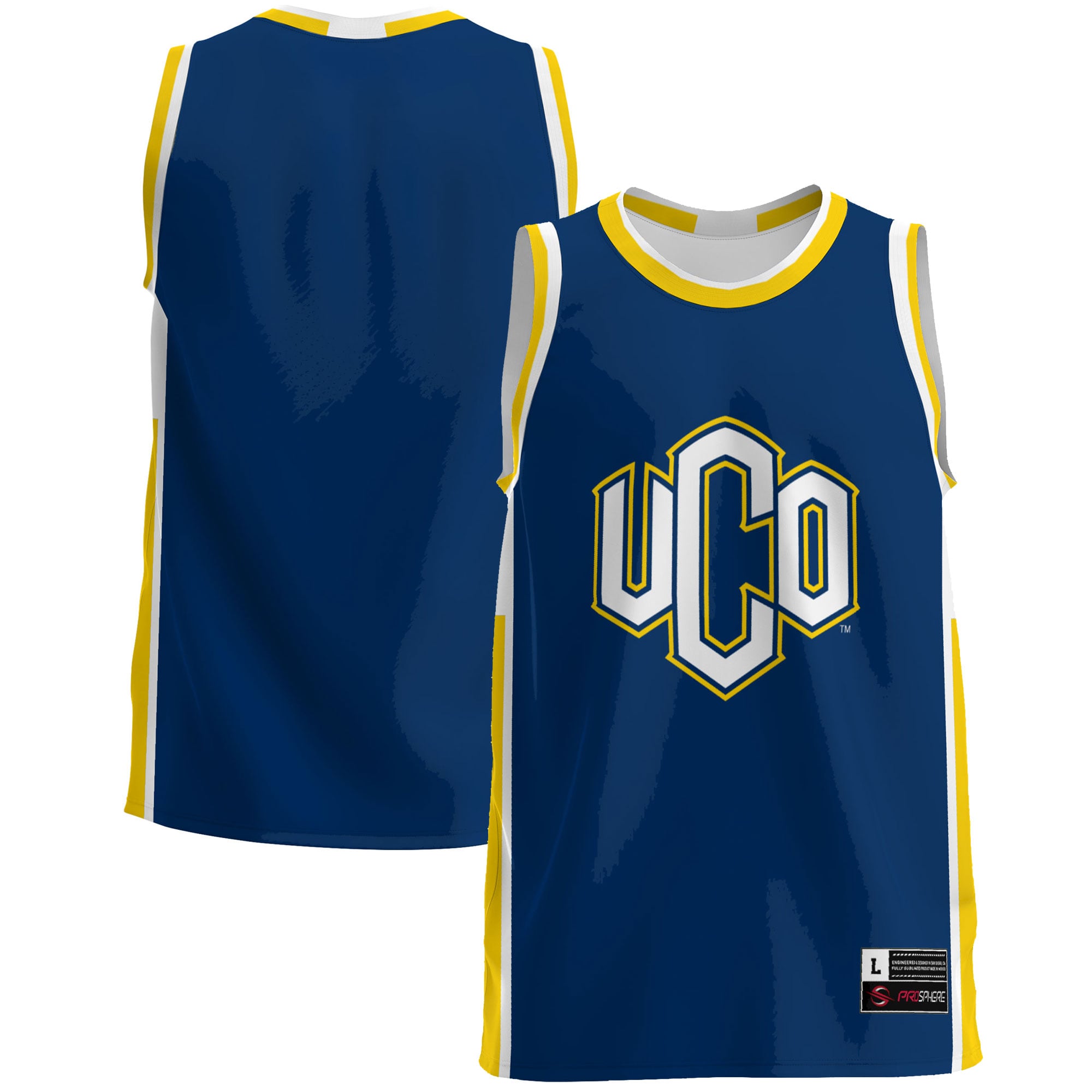 Central Oklahoma Bronchos Game Jersey Blue NCAA College Football Fan Wear