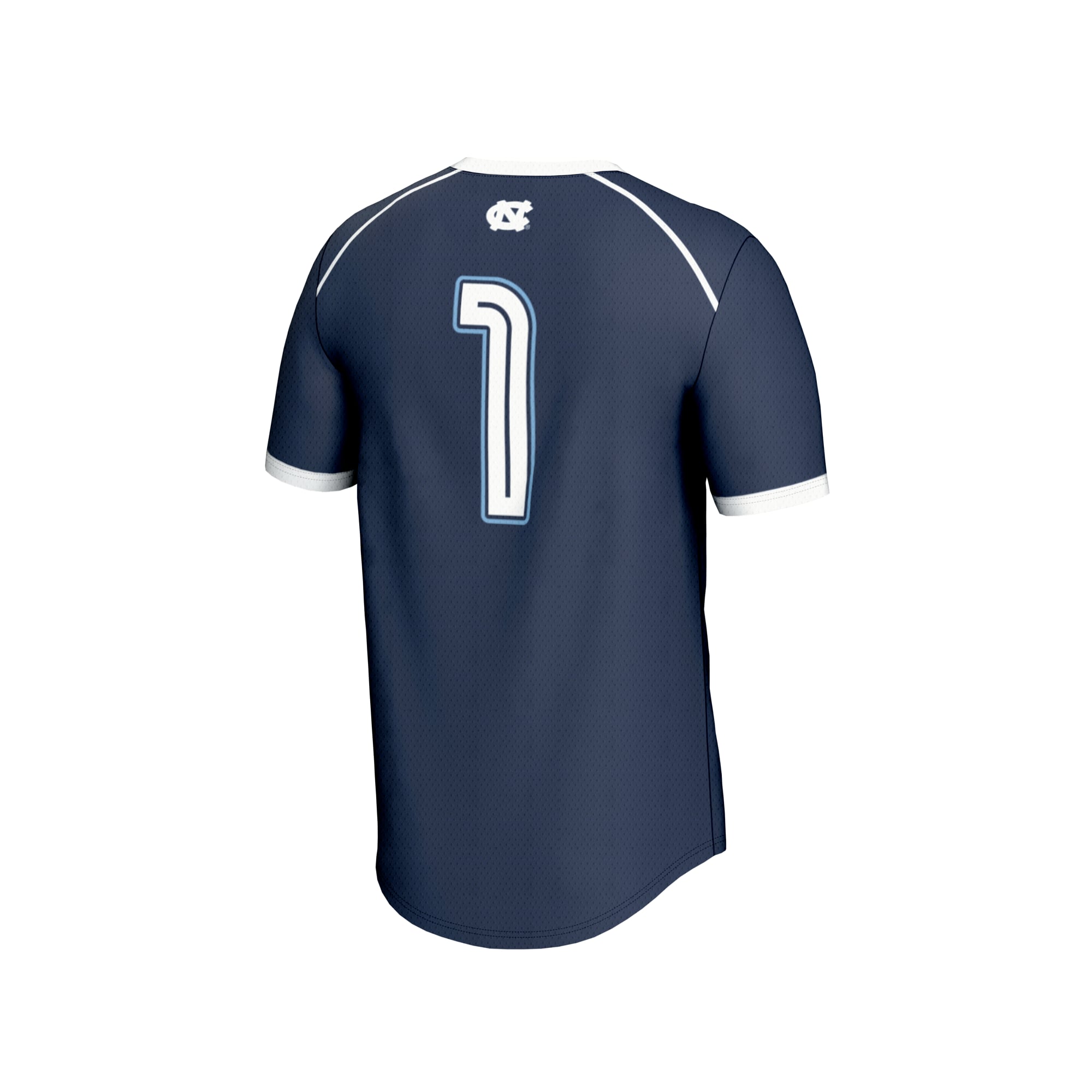 Lacrosse Fashion North Carolina Tar Heels Game Jersey No.1 Navy NCAA College Lacrosse Fan Wear Lacrosse Fashion