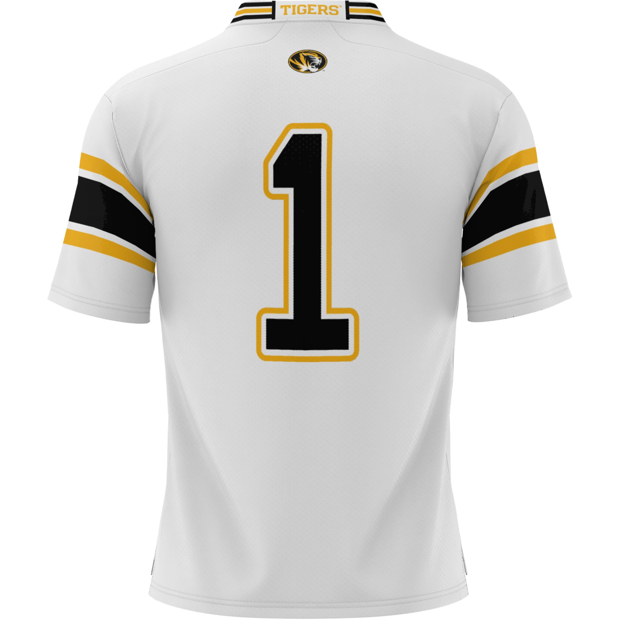 Missouri Tigers Game Jersey White NCAA College Football Fan Wear