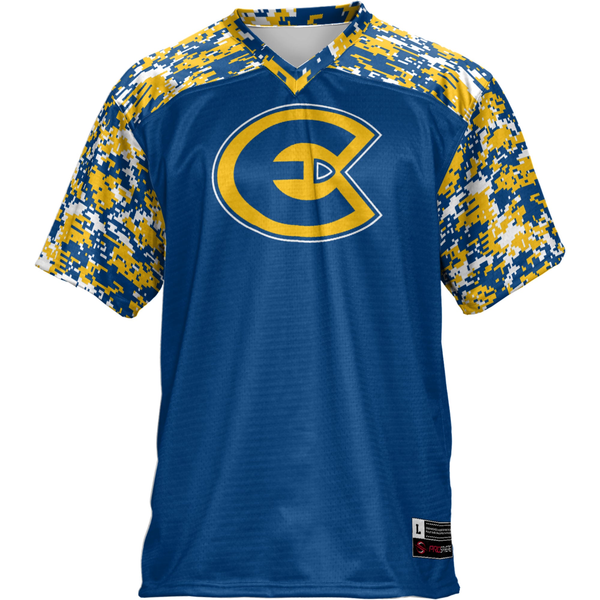 Navy Wisconsin Eau Claire Blugolds Game Jersey Navy NCAA College Football Fan Wear