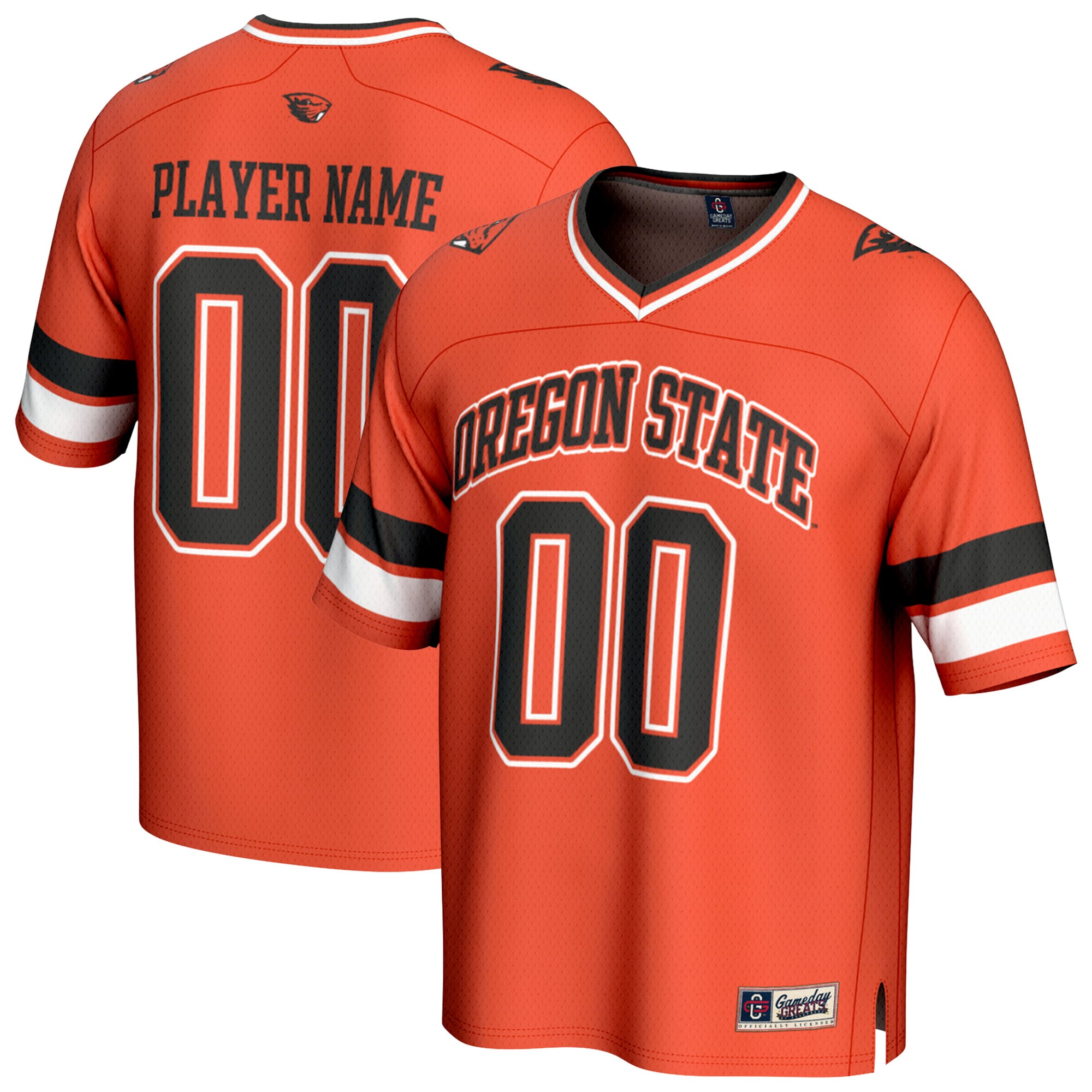 NIL Pick- Fashion Oregon State Beavers Player Jersey Orange NCAA College Football Fan Wear NIL Pick- Fashion