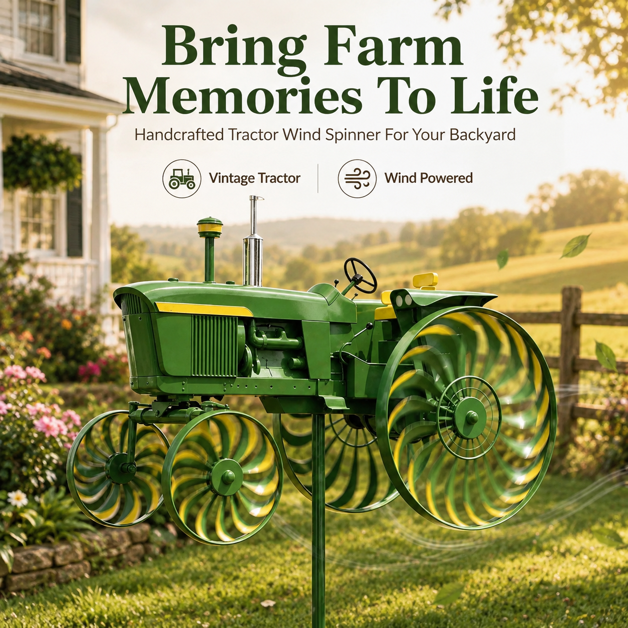 🔥 Limited Time 50% OFF🚜  Tractor Wind Spinner 🌾