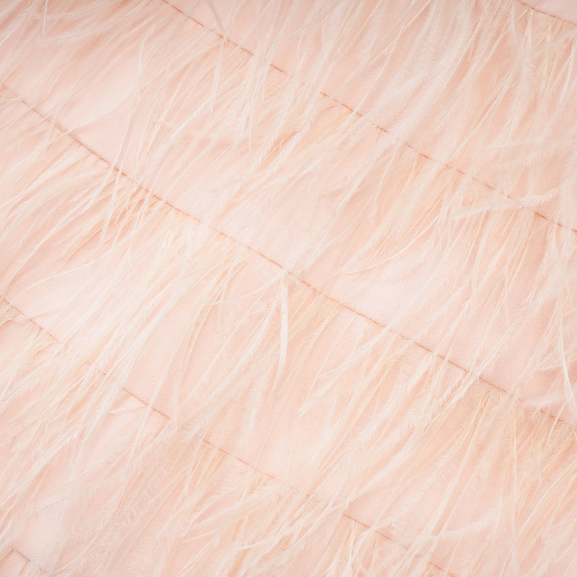 Katarina Feather-Detail Tassel Dress