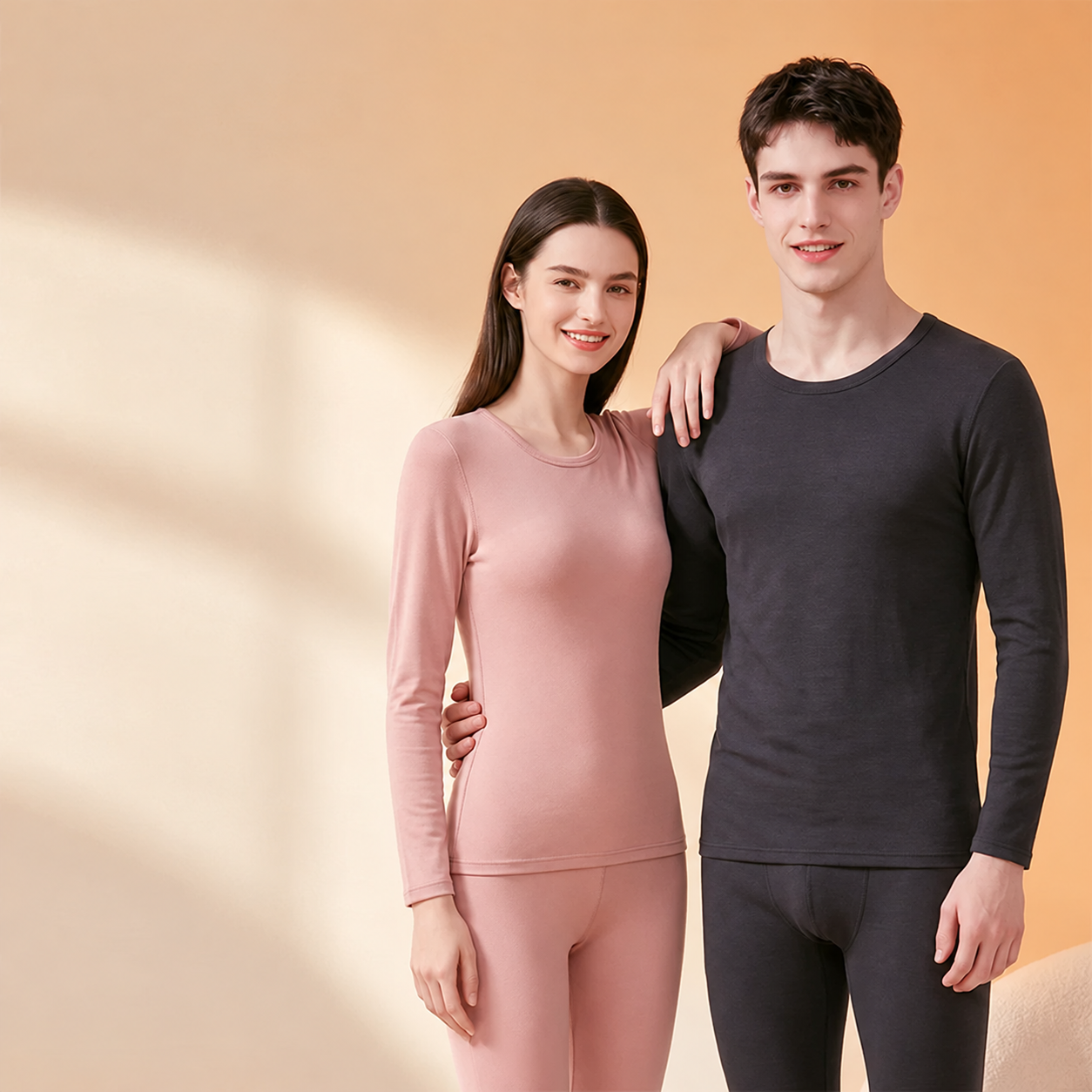 Everyday Crew-Neck Base-Layer Set; supplier advertising cleaned with AI assistance.