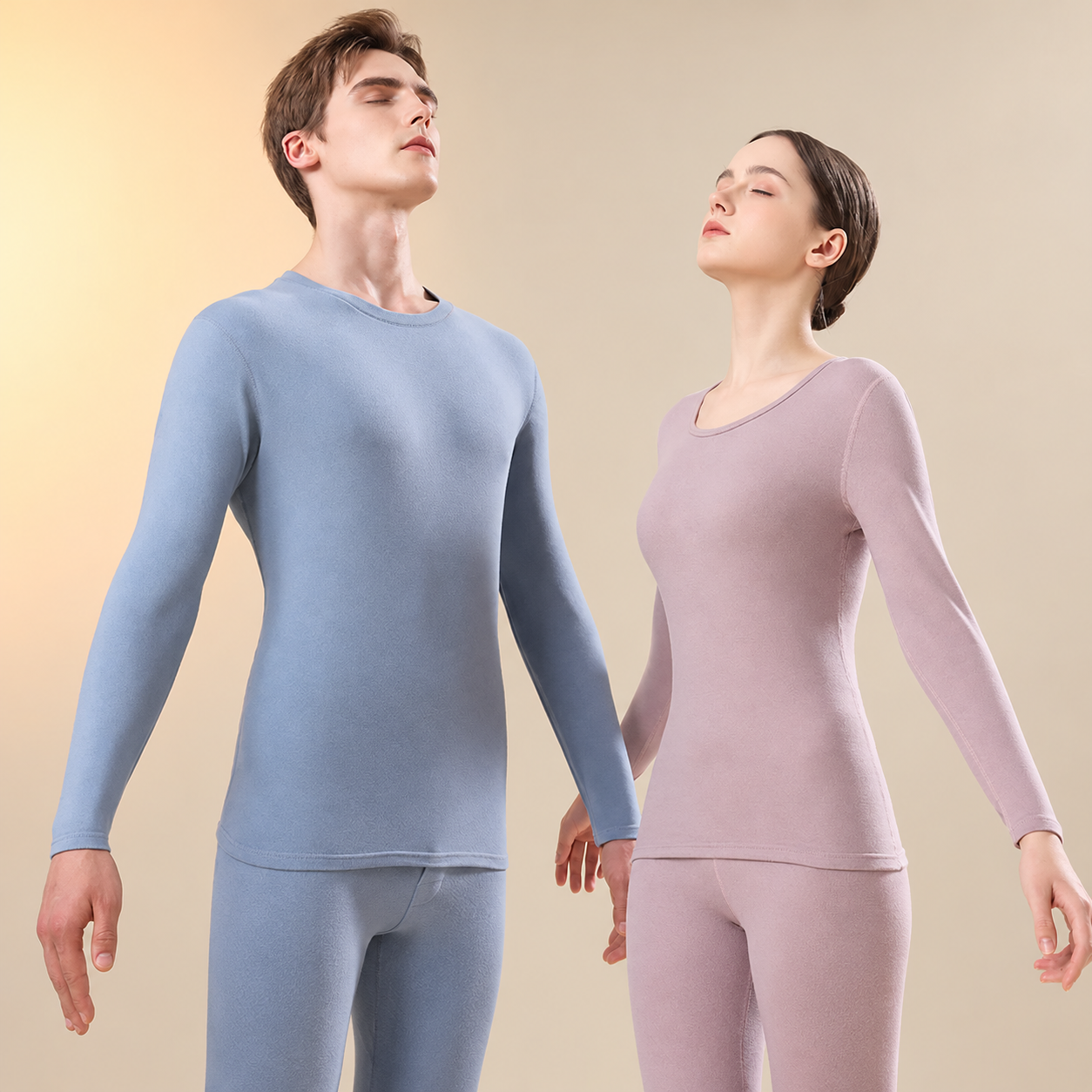 Long-Sleeve Winter Layering Set; supplier advertising cleaned with AI assistance.