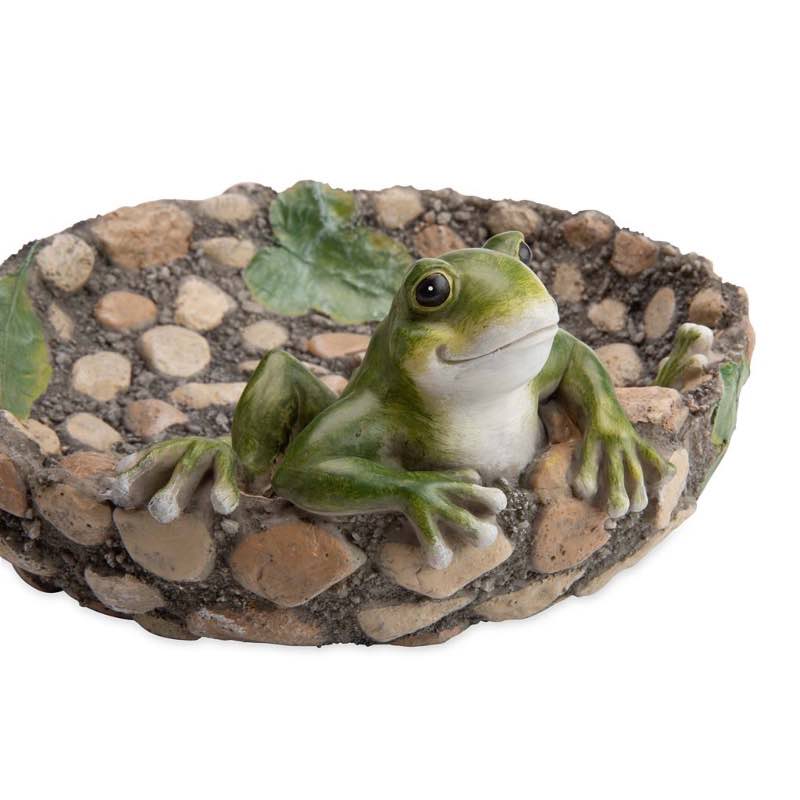 Happy Frog Tabletop Birdbath