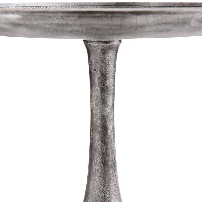 Elegant Aluminum Birdbath with Etched Floral Design