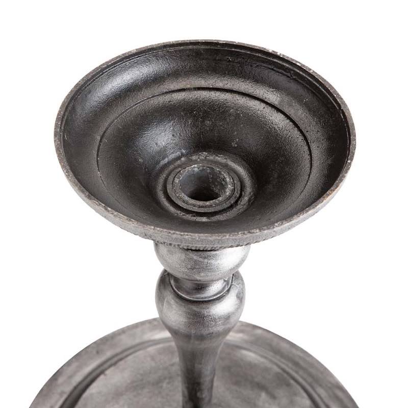Elegant Aluminum Birdbath with Etched Floral Design