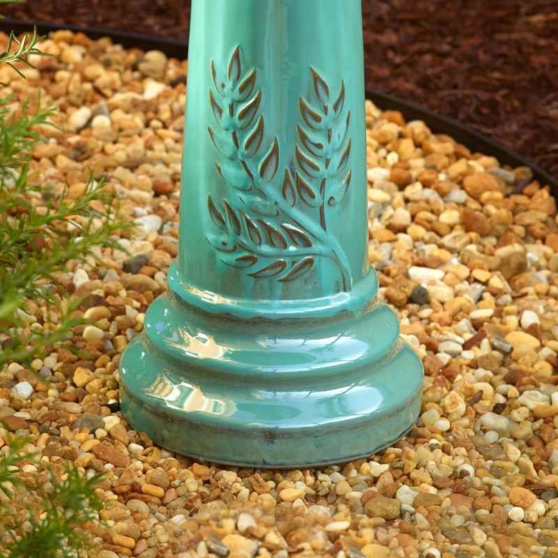 Handcrafted Ceramic Birdbath