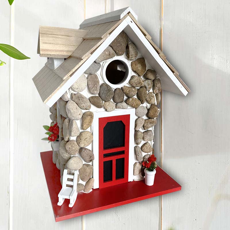 Fieldstone Guest Cottage Birdhouse