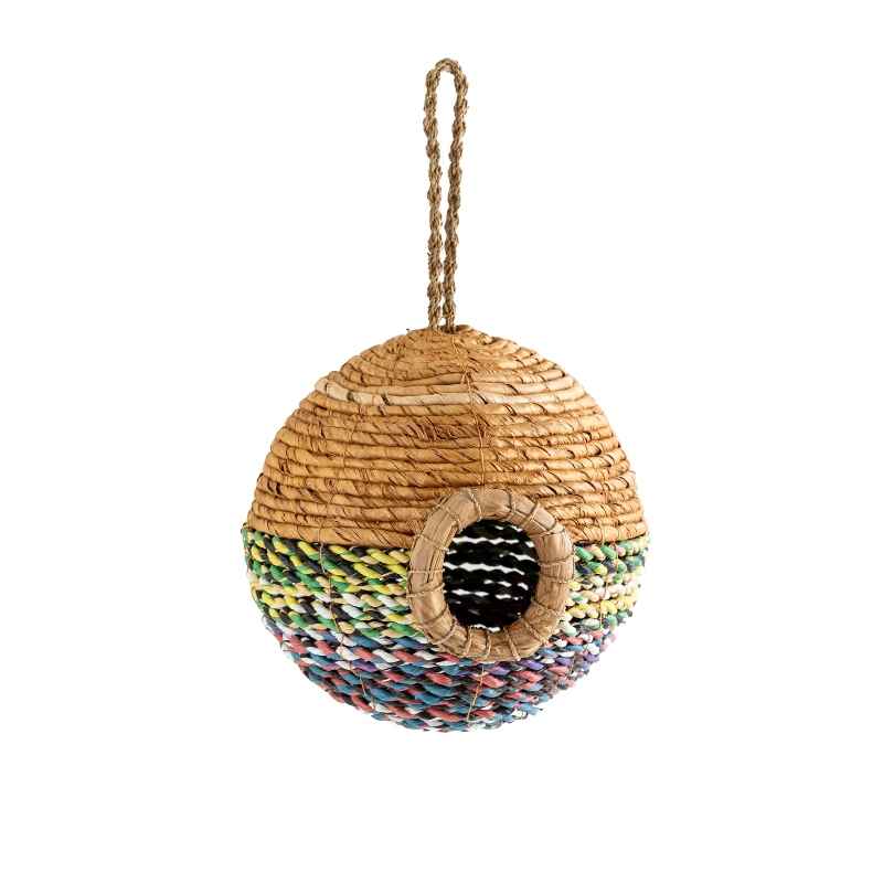 Round Woven Birdhouse