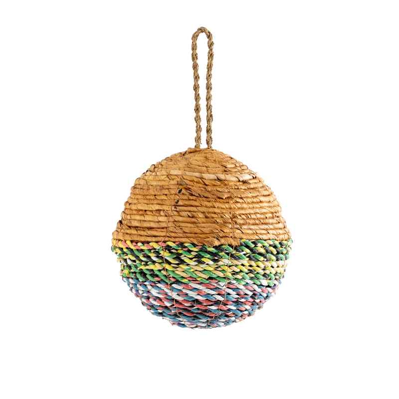 Round Woven Birdhouse