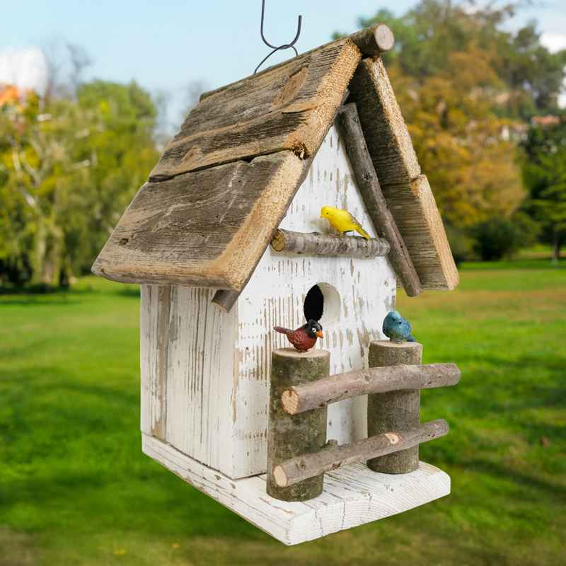 Paradise Trio Rustic Birdhouse