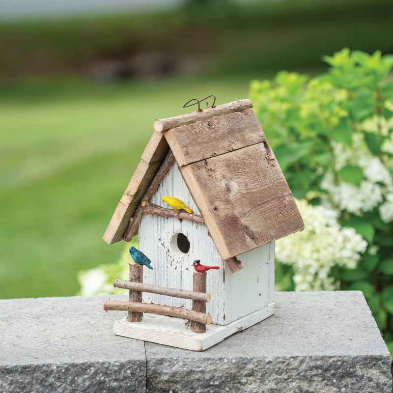 Paradise Trio Rustic Birdhouse