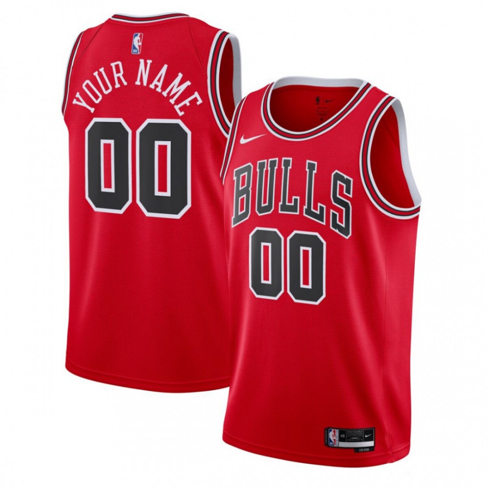 Chicago Bulls Icon Edition Red Youth Basketball Jersey