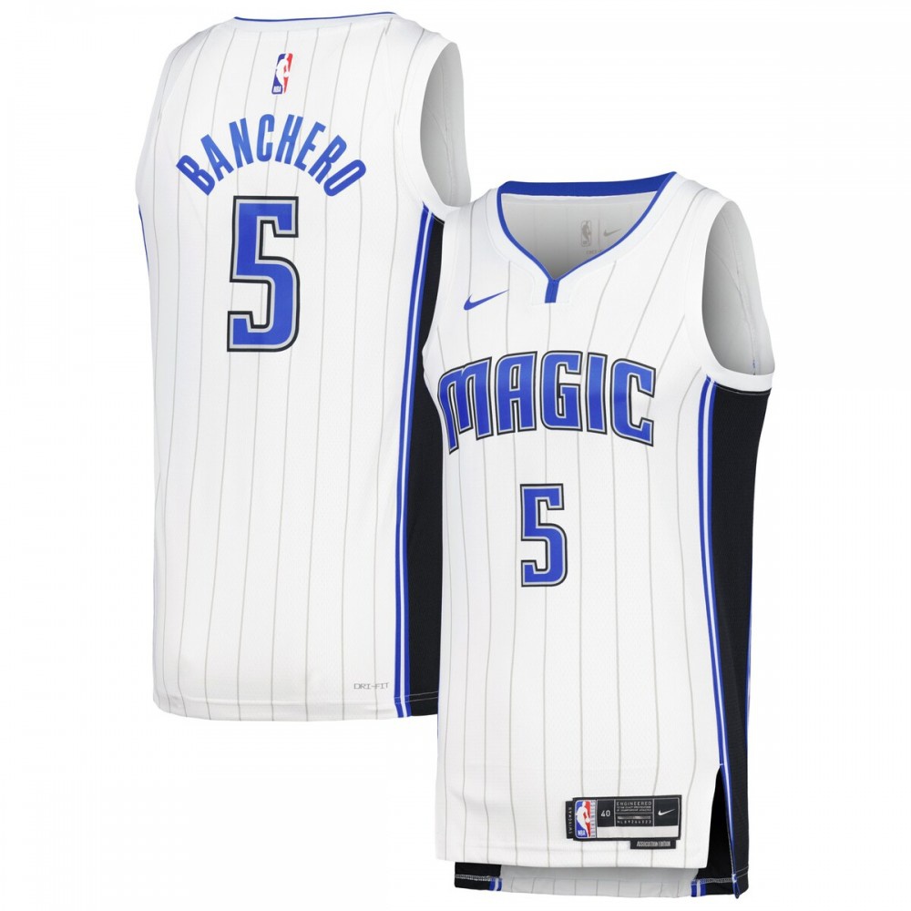 Paolo Banchero Orlando Magic White Association Edition Unisex Jersey