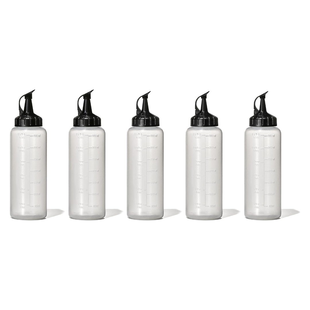 Chef's Condiment Squeeze Bottles (5-Pack)