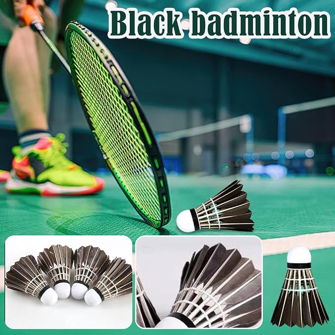 Durable Badminton Shuttlecocks,Indoor Outdoor Sports Badminton Balls Windproof Shuttlecock,Sport Ball for Training Exercise Gym Fitness Game-Aylmersport
