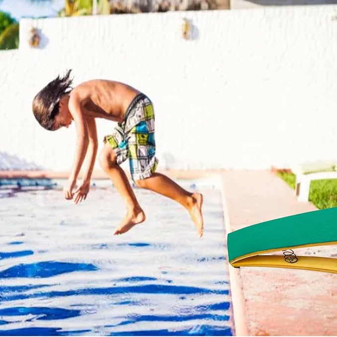Gymnastics Springboard for Kids Vaulting Training Fitness Playing, Portable Curved Spring Board, Hard Wood Practice Equipment, Elastic Board for Home Room Athletics Training-Aylmersport