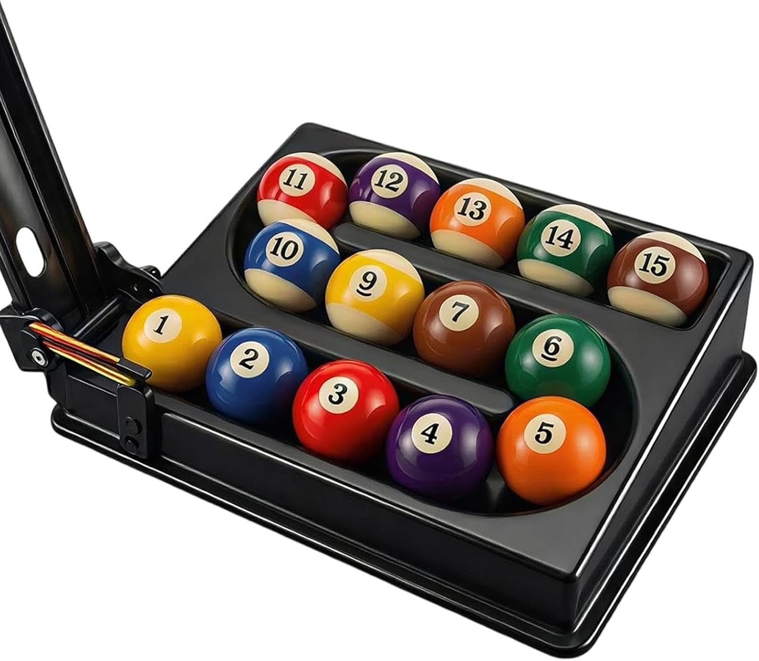 Billiards Ball Rack Professional Heavy Duty Training Rack for Pool Billiards for Home Game Room Bar Club Tournament Play Professional Practice Competitive-Aylmersport