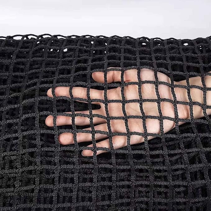 Golf Batting Cage Netting with Extra Striking Net 10 X 10 X 10ft Golf Cage Netting Practice Netting for Indoor Outdoor Backyard Practicing (Frame NOT Included)-Aylmersport