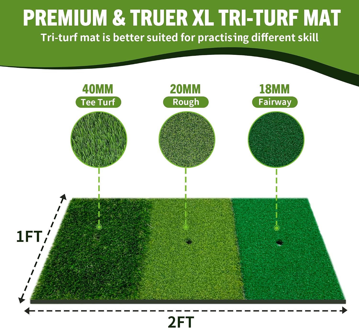 Golf Practice Net 10x7ft Golf Nets for Backyard Driving Real Balls, Outdoor Indoor Golf Hitting Net with Multiple Targets Training Aid Net Accessories-Aylmersport