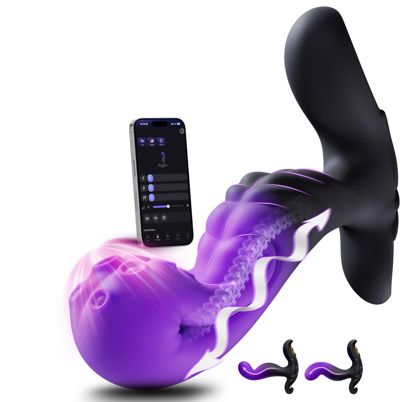🔥2026Latest masterpiece — Prostate Massager APP 10 Modes —  ⚡Peristaltic Vibrating Butt Plug