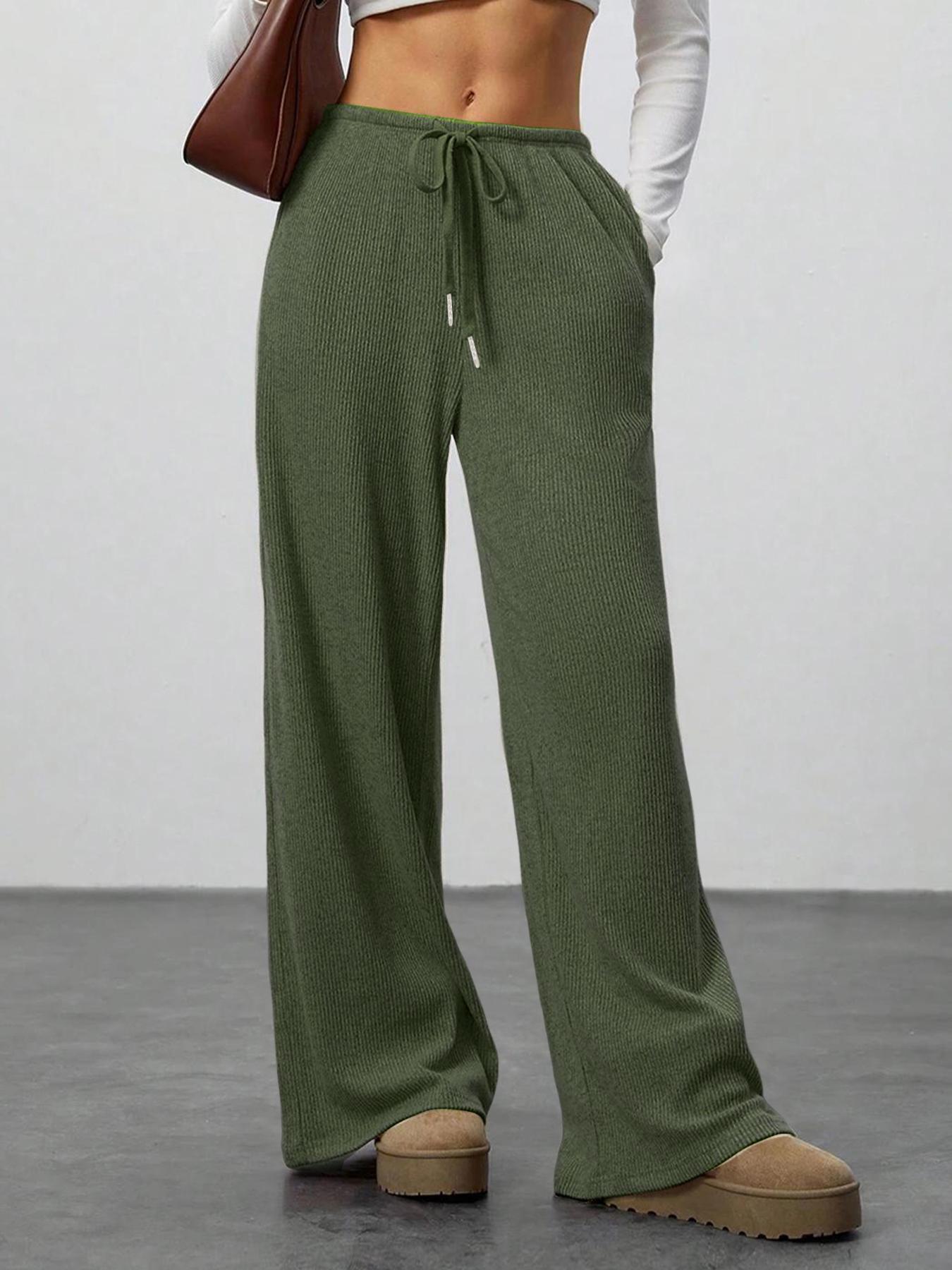 High Waist Comfortable Wide Leg Casual Jogging Pants, Versatile Athletic Trousers for Relaxed Fit, Ideal for Everyday Wear, Athleisure Casual Bottoms, Athleisure Style Bottoms