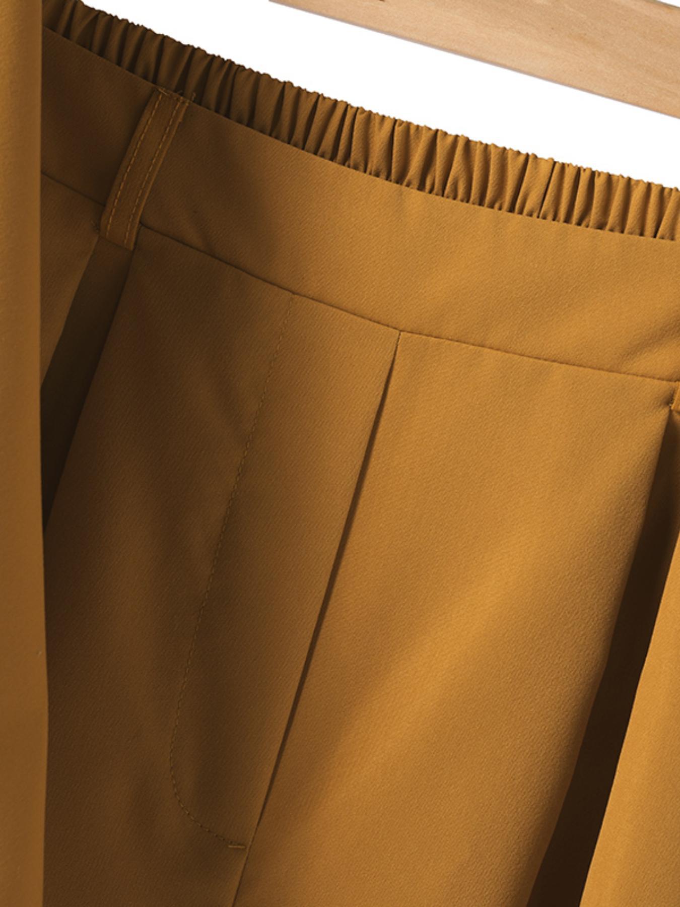 Women's Top & Wide Leg Pants Two-piece Set, Casual Fashion Minimalist Cozy Three Quarter Length Sleeve Top & Trousers for Daily Outdoor Wear, Ladies Clothes for All Seasons, Womenswear Women's Top & Wide Leg Pants Two-piece Set, Casual Fashion Minimalist Cozy Three Quarter Length Sleeve Top & Trousers for Daily Outdoor Wear, Ladies Clothes for All Seasons, Womenswear