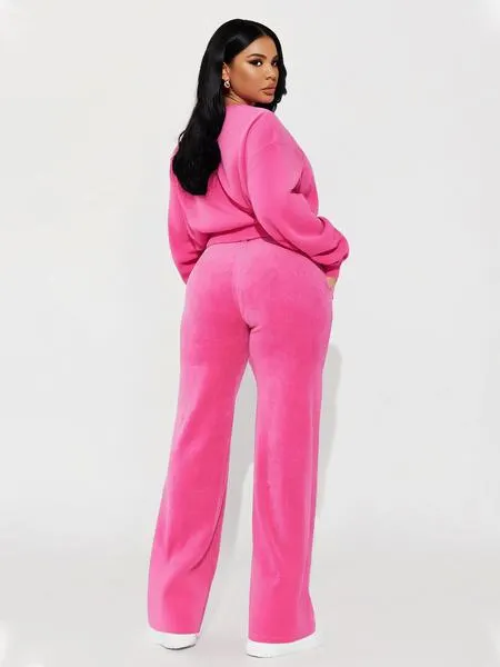 Women's Casual Fashion Long Sleeve Top & High Waist Straight Leg Pants Set, Autumn Winter, Comfortable and Stylish Clothing, Womenswear Women's Casual Fashion Long Sleeve Top & High Waist Straight Leg Pants Set, Autumn Winter, Comfortable and Stylish Clothing, Womenswear