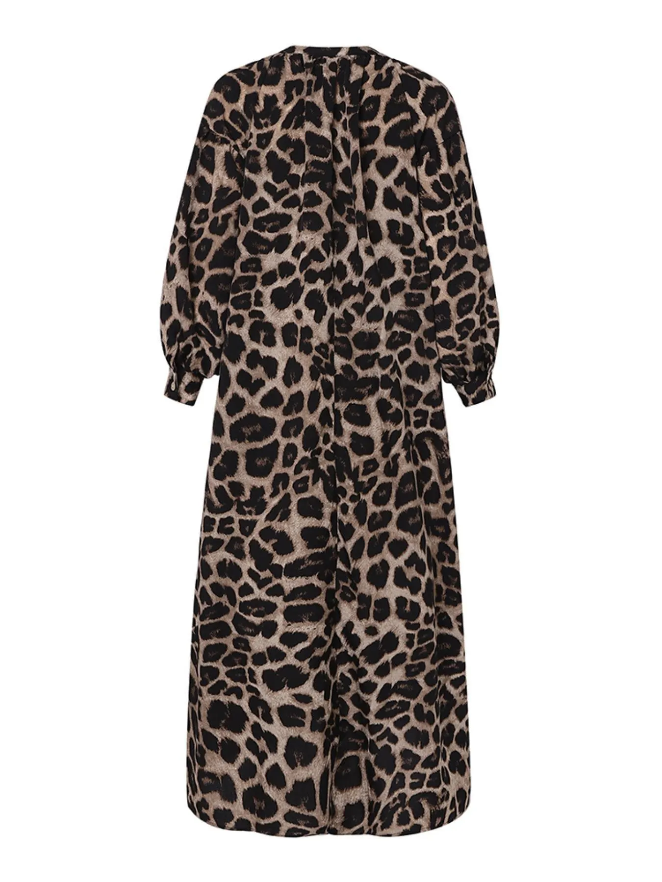 Women's Casual Boho All-Over Leopard Print Dress, Street Long Dress for Vacation Wear, Ladies Clothes for Daily Wear Women's Casual Boho All-Over Leopard Print Dress, Street Long Dress for Vacation Wear, Ladies Clothes for Daily Wear