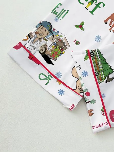 【Christmas Pajamas】Women's Christmas Pajama Set, Elegant Long Sleeve Top & Pants, Comfortable Home Wear, Fall Winter, Cute Holiday Gift Idea,christmas movie,Pajama Day,Pajama Party,christmas Vacation,EIF,Clark Christmas, Loungewear 【Christmas Pajamas】Women's Christmas Pajama Set, Elegant Long Sleeve Top & Pants, Comfortable Home Wear, Fall Winter, Cute Holiday Gift Idea,christmas movie,Pajama Day,Pajama Party,christmas Vacation,EIF,Clark Christmas, Loungewear
