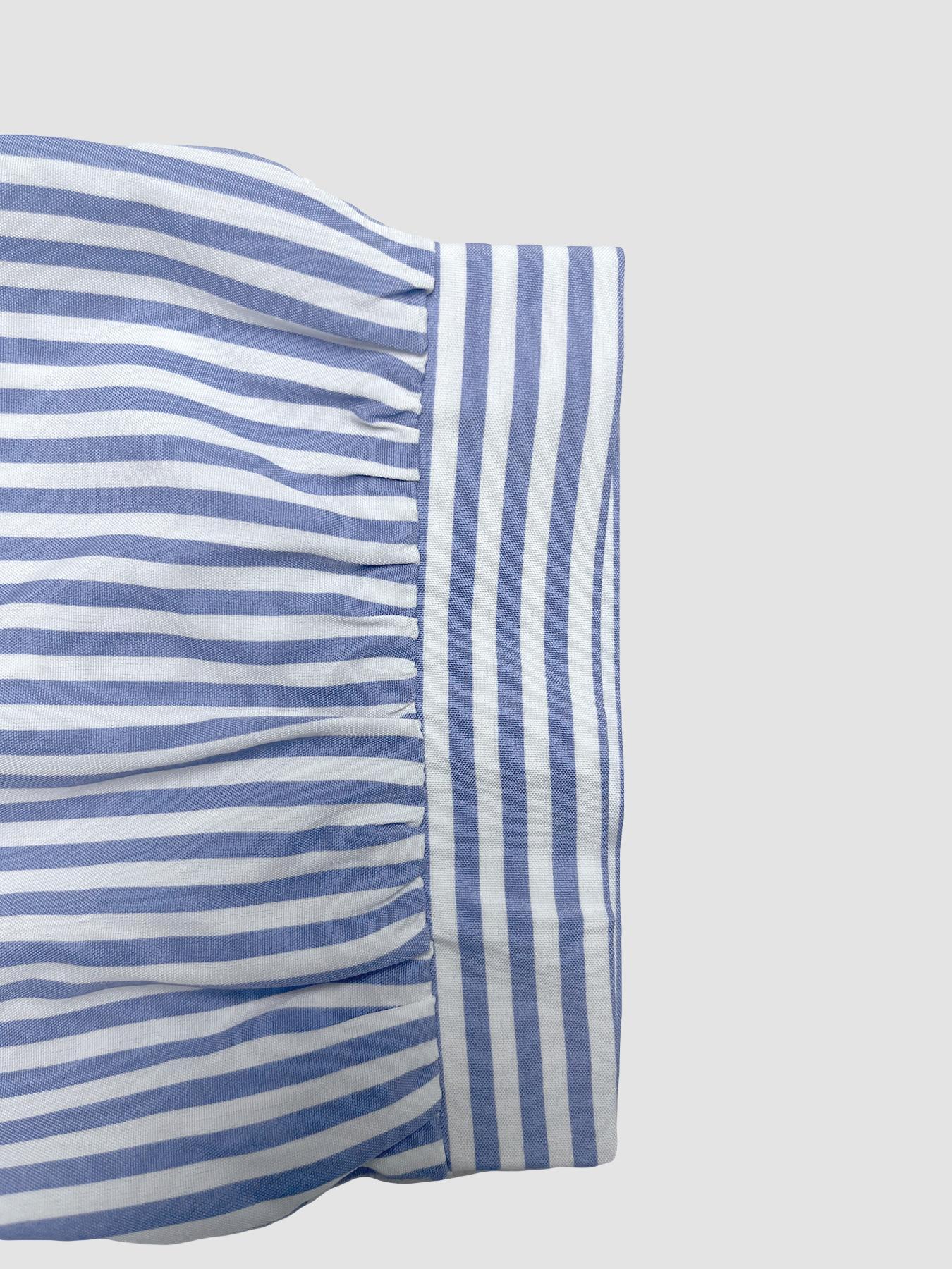 Women's Striped Print Adjustable Belted Button Dress, Elegant Casual Long Dress for Summer, Women's Clothing for Daily Wear, Fit, Womenswear Women's Striped Print Adjustable Belted Button Dress, Elegant Casual Long Dress for Summer, Women's Clothing for Daily Wear, Fit, Womenswear