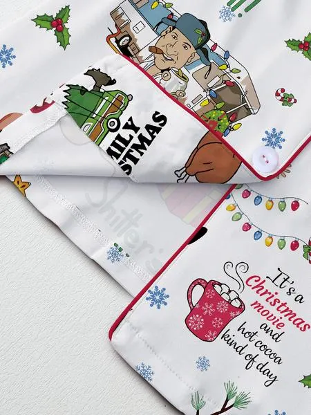 【Christmas Pajamas】Women's Christmas Pajama Set, Elegant Long Sleeve Top & Pants, Comfortable Home Wear, Fall Winter, Cute Holiday Gift Idea,christmas movie,Pajama Day,Pajama Party,christmas Vacation,EIF,Clark Christmas, Loungewear 【Christmas Pajamas】Women's Christmas Pajama Set, Elegant Long Sleeve Top & Pants, Comfortable Home Wear, Fall Winter, Cute Holiday Gift Idea,christmas movie,Pajama Day,Pajama Party,christmas Vacation,EIF,Clark Christmas, Loungewear