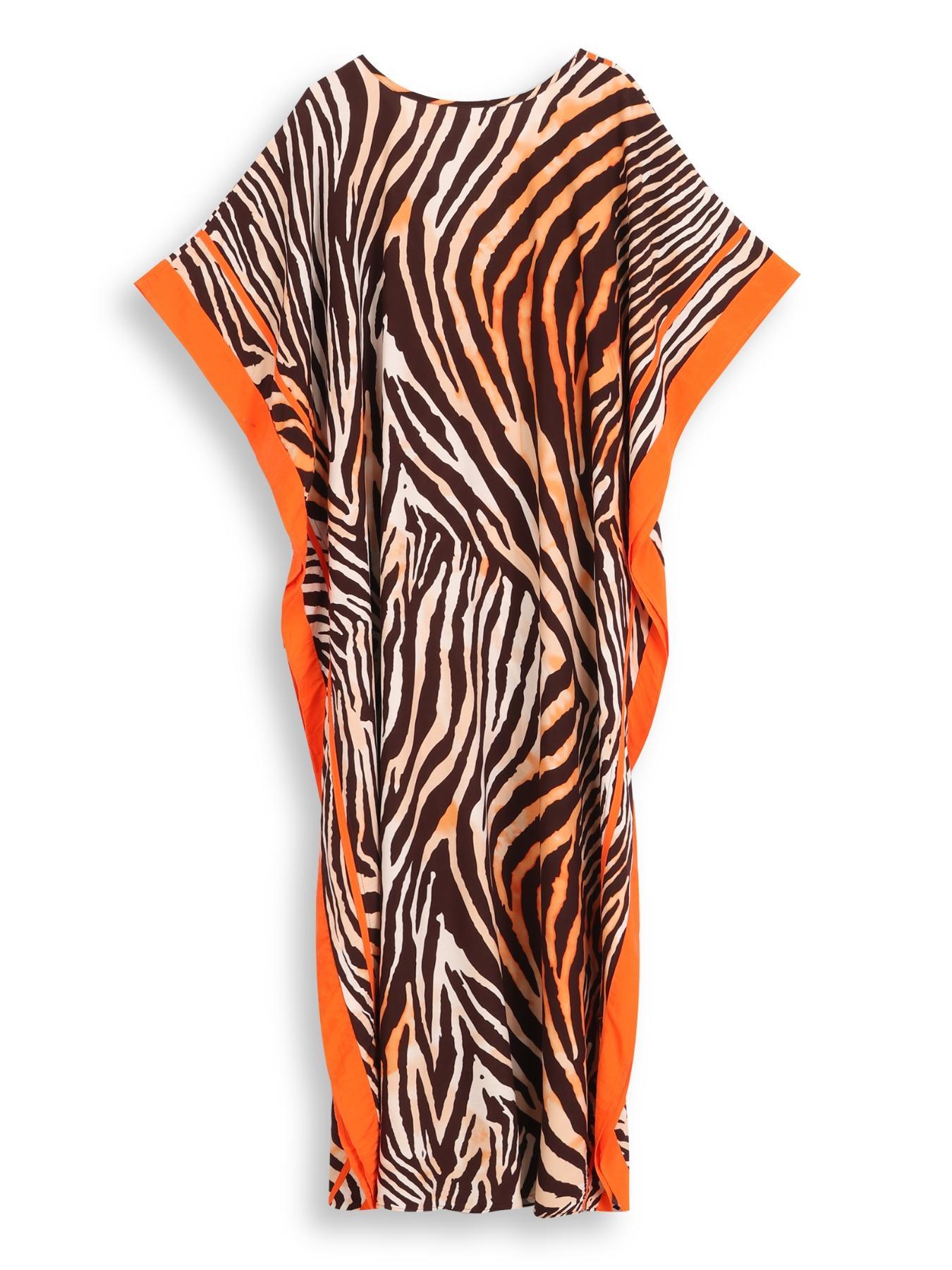 EDOLYNSA Striped Women's Casual Kaftan Long Dress Oversized Chic Bohemian House Robe Beachwear Vacation Bathing Suit Cover Up Lounge Wear Boho Summer Holiday EDOLYNSA Striped Women's Casual Kaftan Long Dress Oversized Chic Bohemian House Robe Beachwear Vacation Bathing Suit Cover Up Lounge Wear Boho Summer Holiday