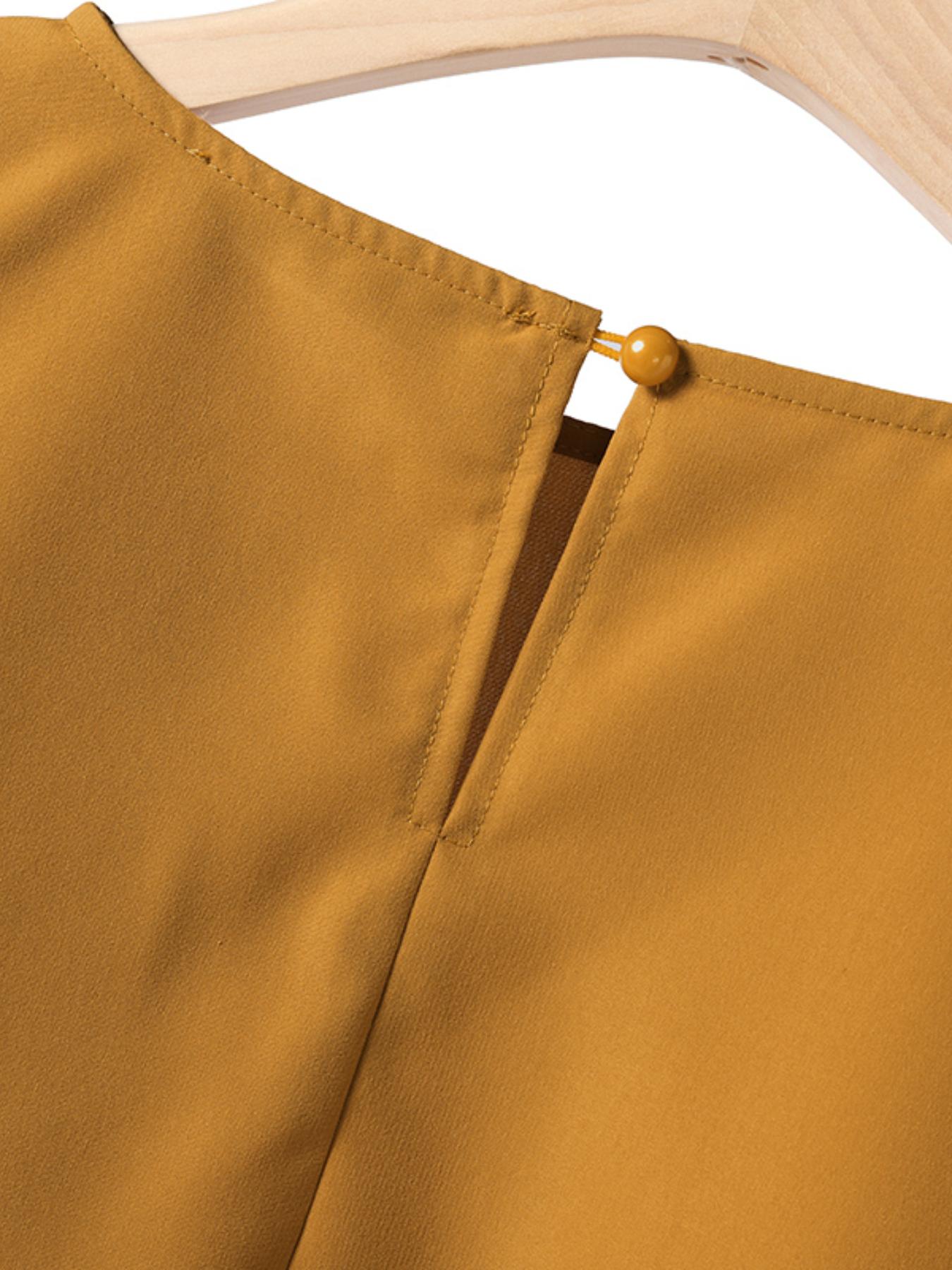 Women's Top & Wide Leg Pants Two-piece Set, Casual Fashion Minimalist Cozy Three Quarter Length Sleeve Top & Trousers for Daily Outdoor Wear, Ladies Clothes for All Seasons, Womenswear Women's Top & Wide Leg Pants Two-piece Set, Casual Fashion Minimalist Cozy Three Quarter Length Sleeve Top & Trousers for Daily Outdoor Wear, Ladies Clothes for All Seasons, Womenswear