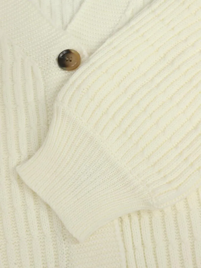 Women's Solid Button Front Sweater & Long Skirt Two-piece Set, Casual Drop Shoulder Long Sleeve Knit Top & High Waist Skirt for Daily Outdoor Wear, Women's Knitwear for Fall & Winter Women's Solid Button Front Sweater & Long Skirt Two-piece Set, Casual Drop Shoulder Long Sleeve Knit Top & High Waist Skirt for Daily Outdoor Wear, Women's Knitwear for Fall & Winter
