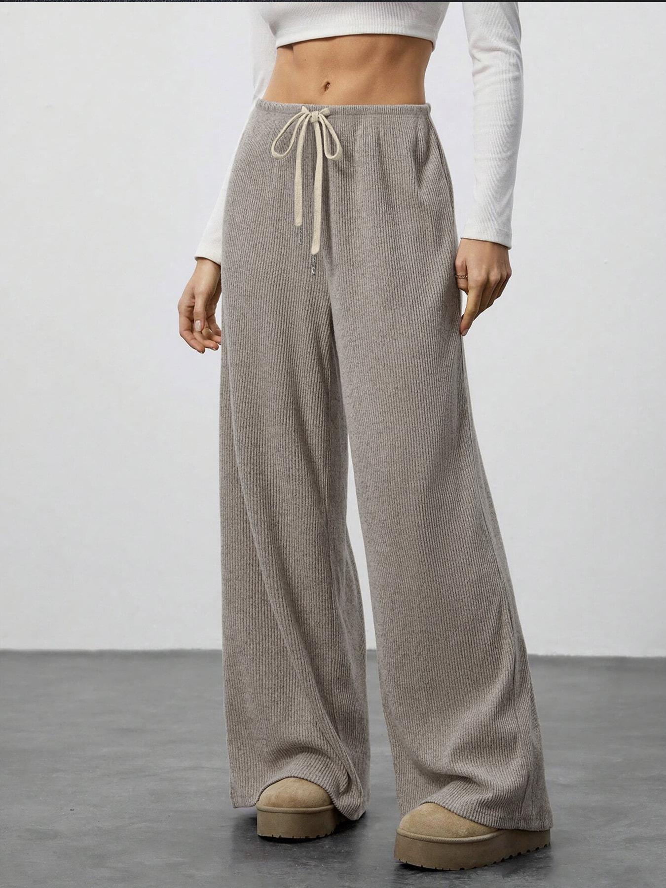 High Waist Comfortable Wide Leg Casual Jogging Pants, Versatile Athletic Trousers for Relaxed Fit, Ideal for Everyday Wear, Athleisure Casual Bottoms, Athleisure Style Bottoms