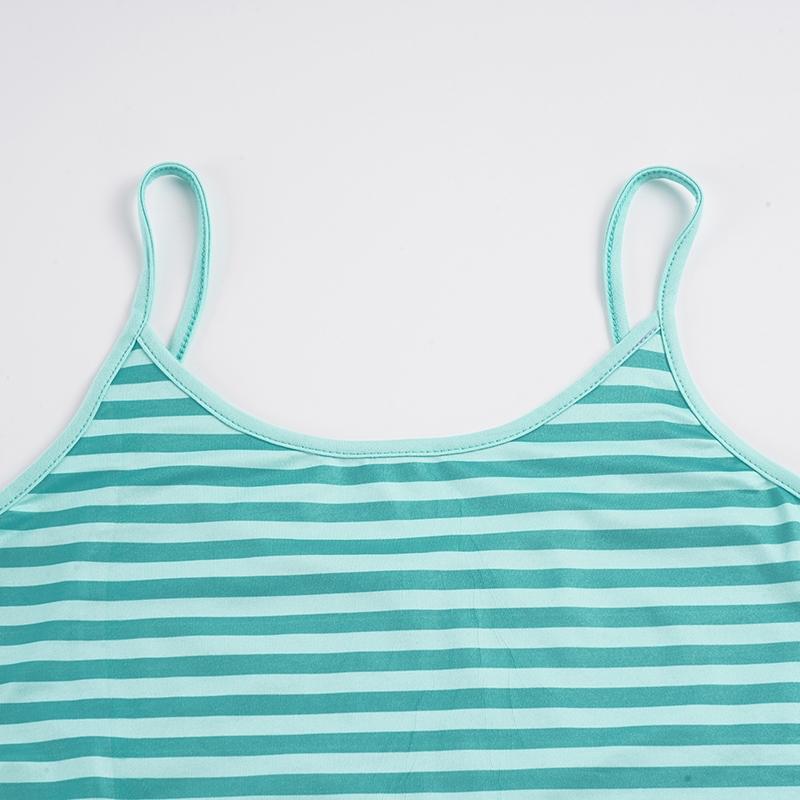 Women's Striped Sleeveless Cami Top and Wide Leg Pants Set, Summer Casual Loose Two-Piece, Comfortable and Stylish