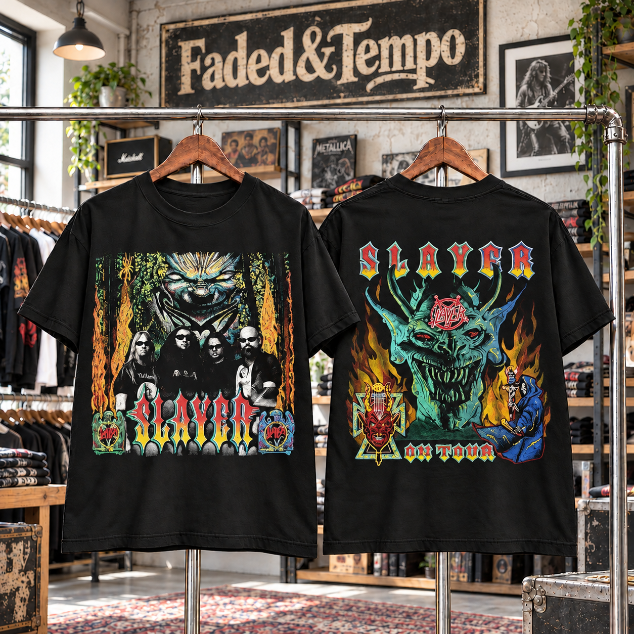 🔥 Top Selling Vintage Slayer Concert T Shirt | Retro Rock Merch 🤘🎶