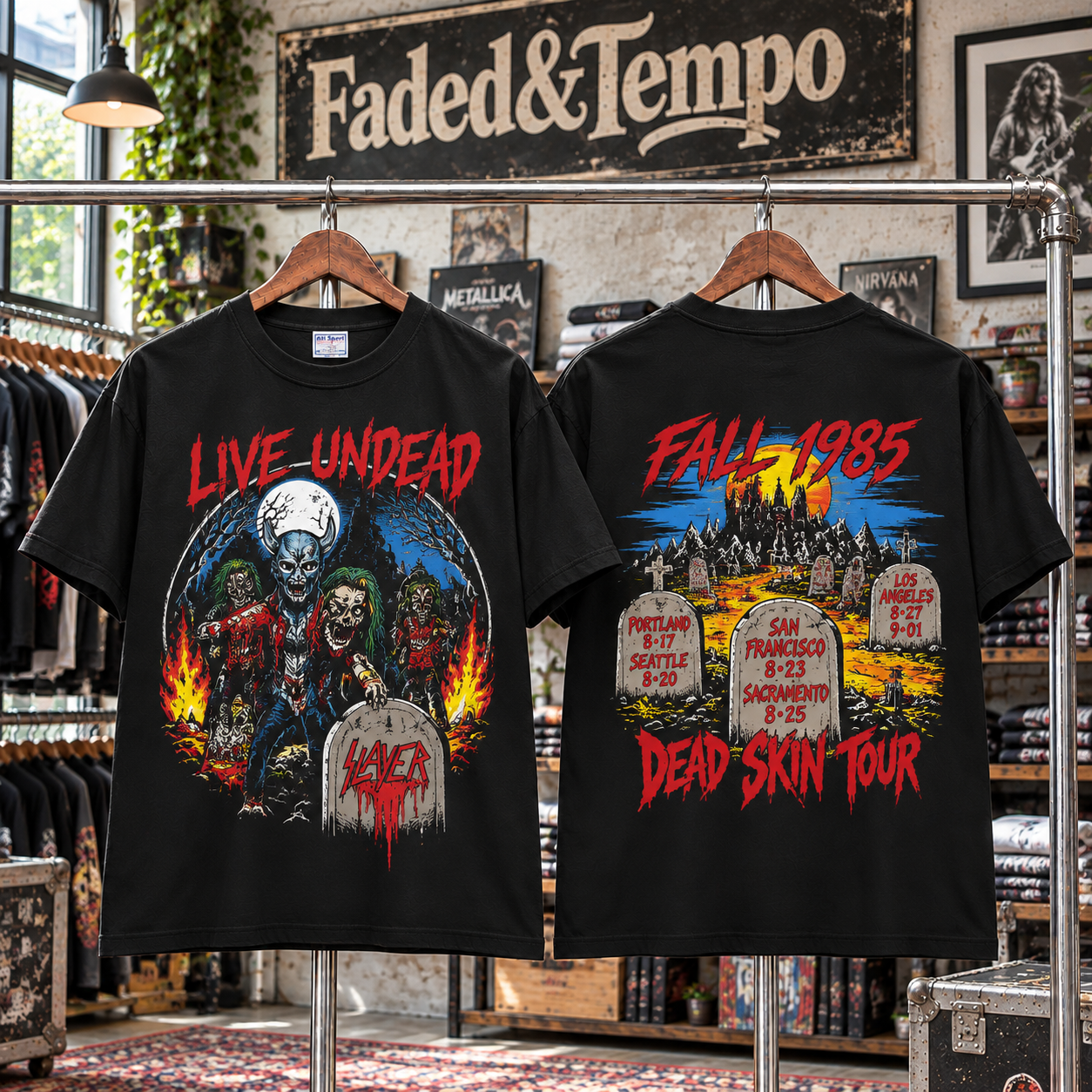 🔥 Top Selling Vintage Slayer Concert T Shirt | Retro Rock Merch 🤘🎶