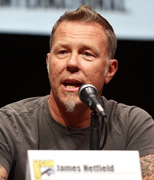 James Hetfield of Metallica at San Diego Comic-Con in 2013