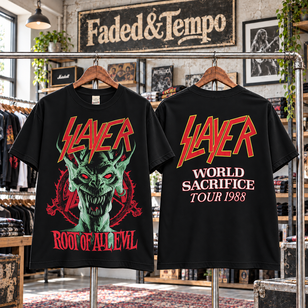 🔥 Top Selling Vintage Slayer Concert T Shirt | Retro Rock Merch 🤘🎶